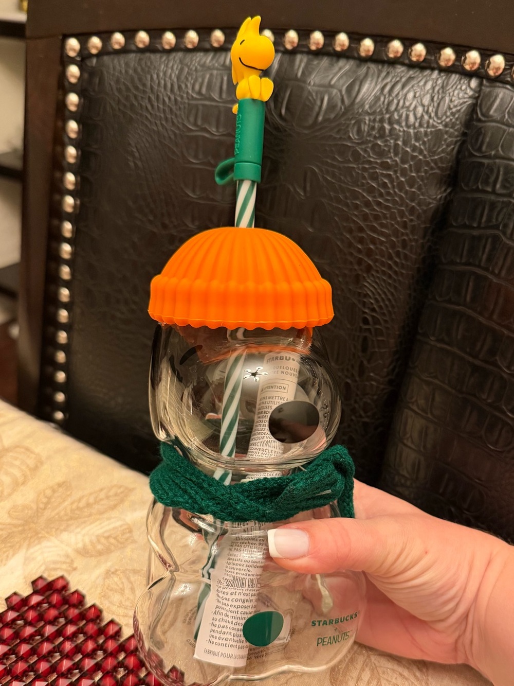 BRAND NEW STARBUCKS SNOOPY GLADS CUP